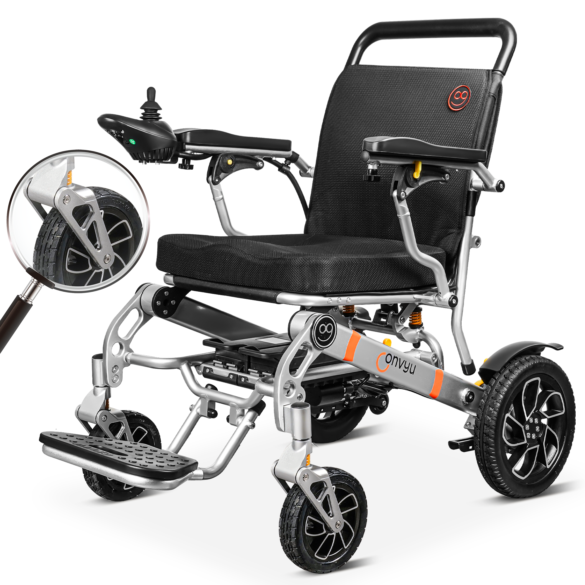 「Customizable Honor」 CONVYU aviation-grade electric wheelchair: born for extraordinary experience.