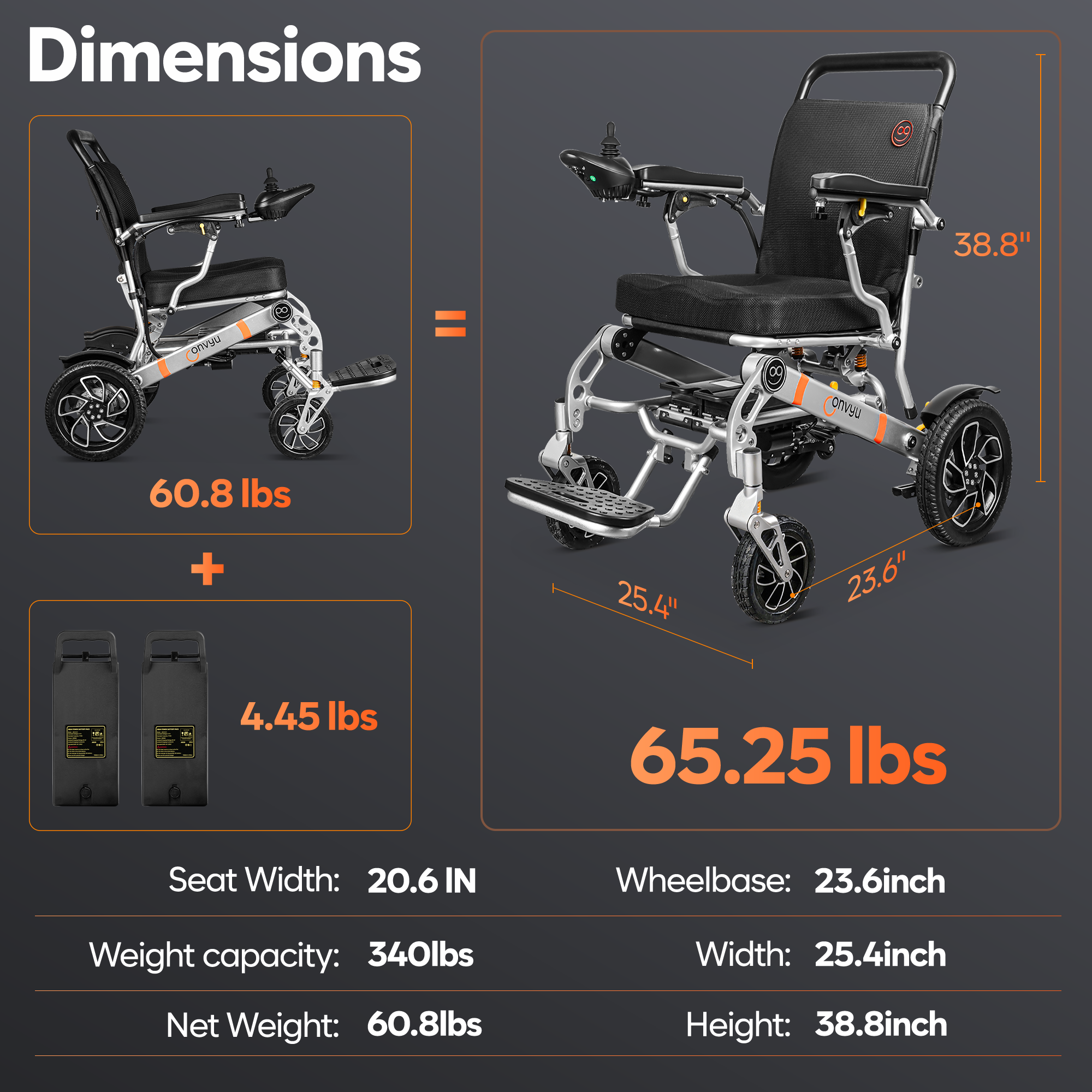 「Customizable Honor」 CONVYU aviation-grade electric wheelchair: born for extraordinary experience.