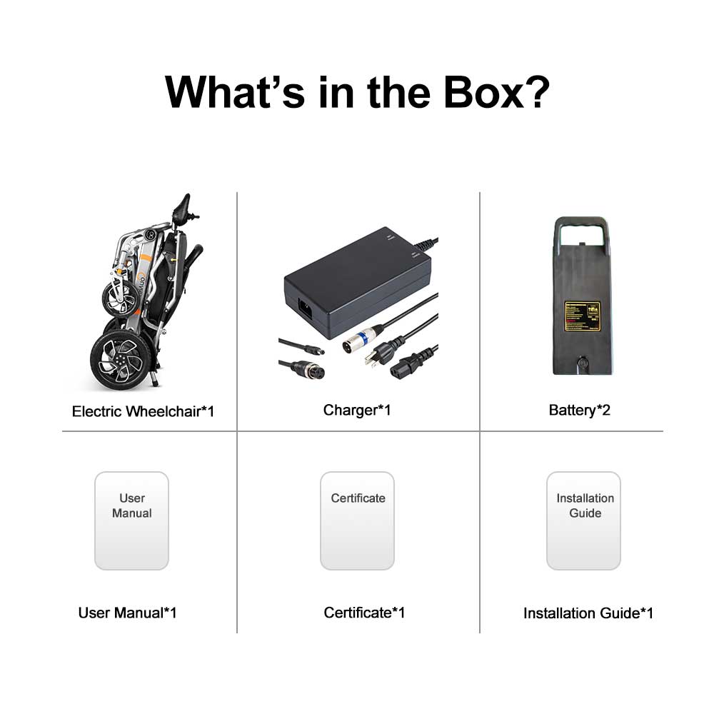 CONVYU's third-generation electric wheelchair, the EW-09, offers a range of up to 35 miles, a 700-watt motor, and solid rubber tires. The wheelchair lets you travel as you please.